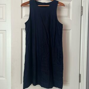 J. Crew Navy Sleeveless Dress